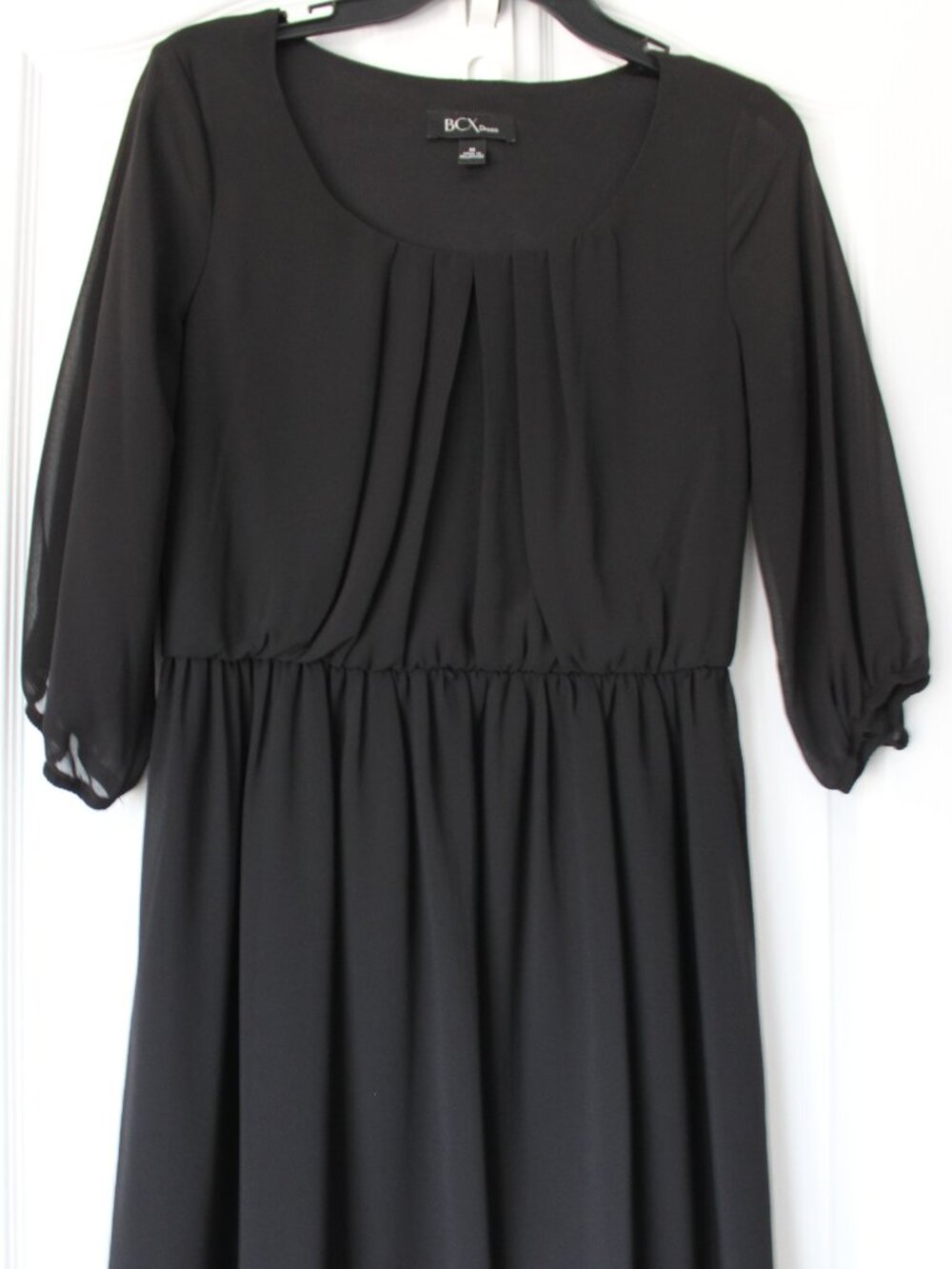 BCX Black Fit & Flare Dress - Spring Wedding Guest / Cocktail - Size M